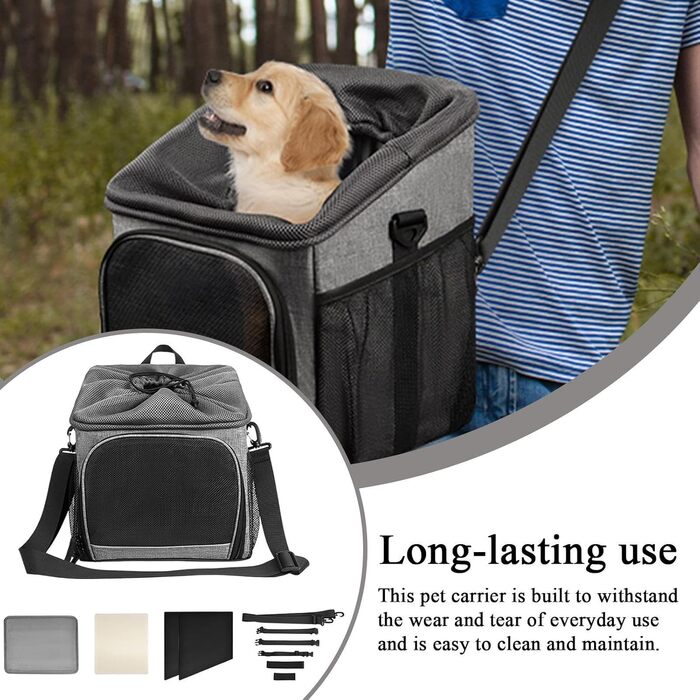 Велосипедний кошик для собак, дихаючий | Знімний мішок для прогулянок та кемпінгу