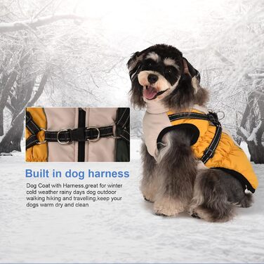 Водонепроникний одяг для собак: теплий зимовий одяг, жилет, куртка для маленьких, середніх та великих собак
