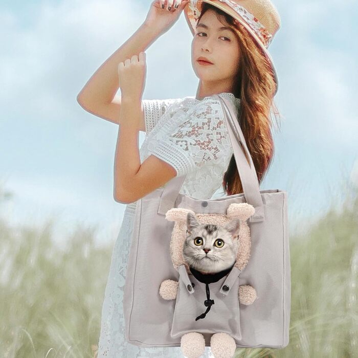 Сумка-переноска для собак, дихаюча, з м'якої тканини, велика, для подорожей, прогулянок, транспортування, авто, літака, аеропорту, покупок