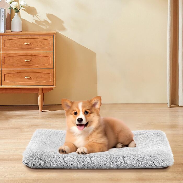 Килимок-лежанка для котів та собак середніх порід, 2-в-1, плюшевий, теплий, самонагрівальний, для дому