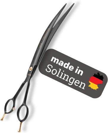 Ножиці кухонні EHASO Revolution Black Schere Titanium 25 см, вигнуті, японські