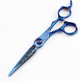 Набір професійних ножиць для грумінгу собак 6 дюймів: прямі та розріджуючі ножиці для догляду за шерстю