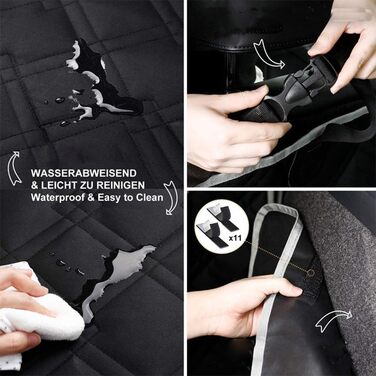 Захист для багажника автомобіля для BMW X1 F48 (2016-2021) – водонепроникний килимок для собак з кишенею та захистом краю багажника