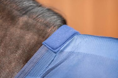 Захисний в'їжджуваний вкладиш Equinate Guardian для коней, 145 см, Navy - захисна ковдра від комах, ковдра для випасу