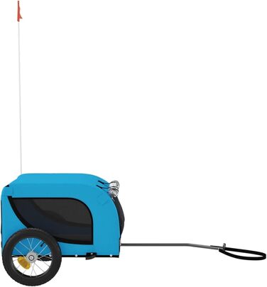 Фарм-причіп для велосипеда Gecheer, чорний, з оксфордської тканини, вантажопідйомність, для собак