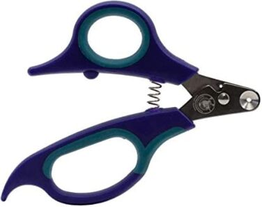 Кліпер Zen Clipper для обрізання кігтів домашніх тварин: безпечний, обрізає лише кінчик кігтя, фіолетовий, 2 мм