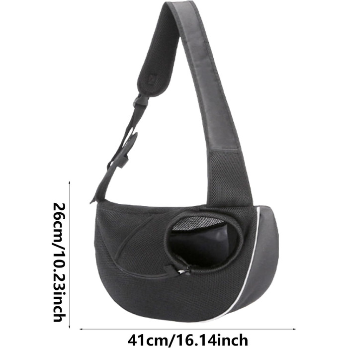 Сумка-переноска для собак та котів | Дихаюча тканина Оксфорд з сіткою | Зручна переноска для маленьких собак та кошенят | Складана переноска для подорожей з регульованим ременем