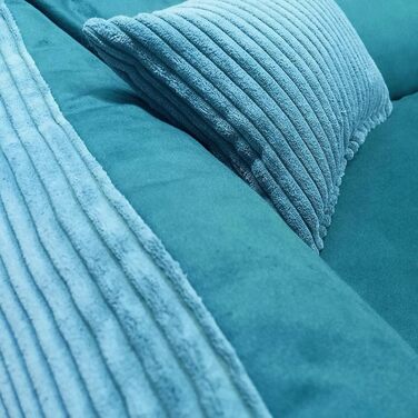 М'яке ліжко для собак та котів 4L Textil Molly, 60x40 см, блакитне (60x40x15 см)