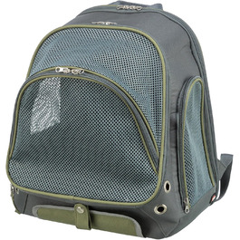 Рюкзак для собак TRIXIE Lyla - для собак до 8 кг, з кишенями, короткою повідком та регульованим плечовим ременем, з дихаючого мешу