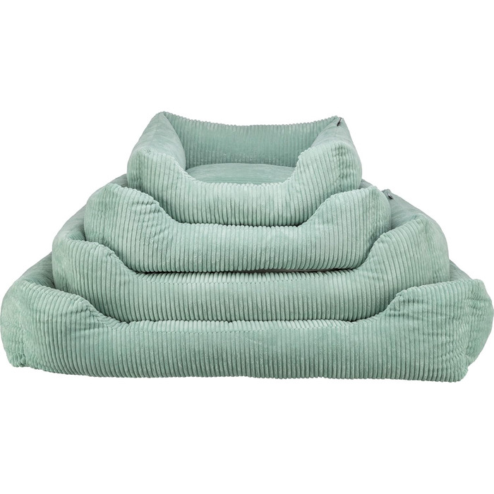 Ортопедичне собаче ліжко TRIXIE Vital Jonna, 60x50 см, Salbei (м'ята) - якісне ліжко з memory foam для собак, кошик для малих та літніх собак, захищає суглоби та знімає навантаження