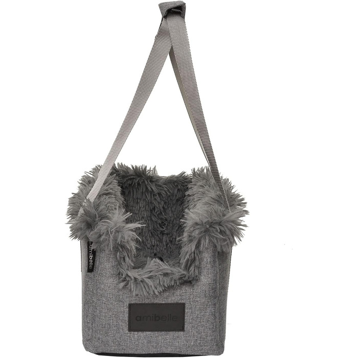 Підлокітник для собак у авто | Універсальний, миючий, зносостійкий, для середніх собак | Підходить для центральної консолі, переднього сидіння, пасажирського сидіння, заднього сидіння | Сумка для собак, для маленьких собак | Колір: сірий