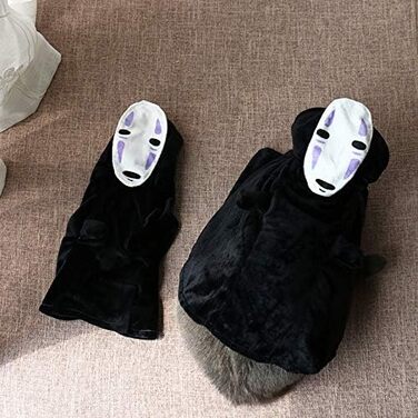 Костюм для собак та котів ChoChoCho Spirited Away No-Face, плюшевий косплей, ідеальний для Halloween, універсальний розмір
