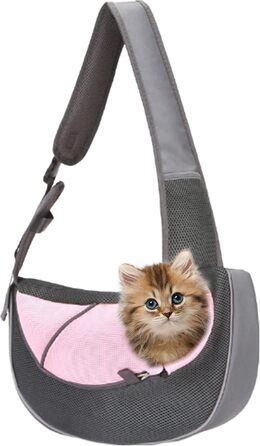 Сумка-переноска для собак та котів | Дихаюча сумка-рюкзак Oxford для маленьких тварин | Складана переноска з регульованим ременем для цуценят, собак та котів (Блакитна)