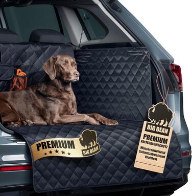 Захисна підкладка для багажника BigDean Premium з боковими та захистом бампера – захист багажника для собак, стійкий до бруду та води – універсальна ванна для багажника для собак та багажу