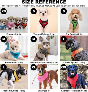 Нагрудник для собак Puppia для малих та середніх порід - супер м'який, багато кольорів, для цуценят, анти-тягнучий (L, Navy Blue)