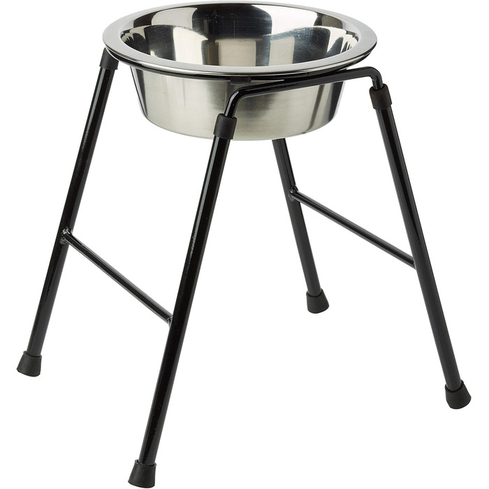 Автоматична годівниця для тварин Classic Pet Products з високою підставкою та мискою з нержавіючої сталі, 370 мм (300 мм / 1600 мл)