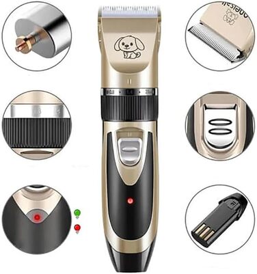 Триммер для собак Tier Herzen Lautlos - набір (Goldstandard)