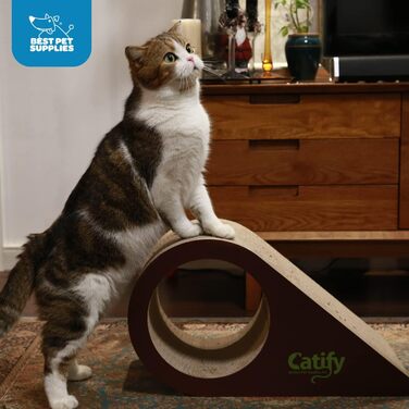 Картонний кігтеточка Catify з котячою м'ятою для котів