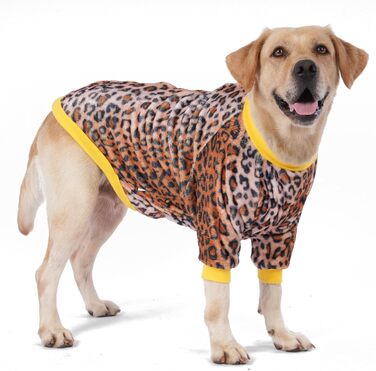 Теплий собачий светр LovinPet для великих порід: зручний, з фланелі, коричневий, для зими