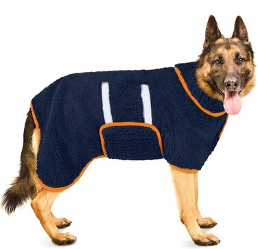 Bienbee Халат для собак, XXL, швидковисихаючий, супер вбираючий, блакитний