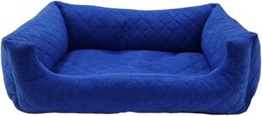 Ліжко для собак та котів Odolplusz, зелений, середній (70x60 см) | М'яке ліжко-корзина з бортиками