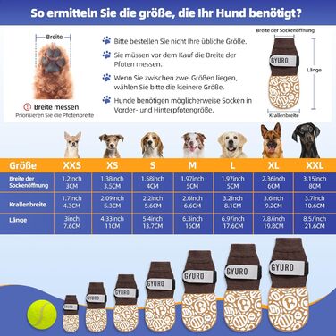 Шкарпетки для собак антиковзаючі, для дому, захист лап, XL, хакі