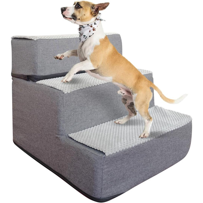 Сходинки для собак та котів Galatée: зручні та безпечні сходи для дому (3 сходинки)