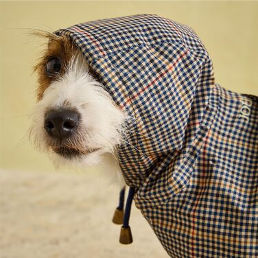 Водонепроникний дощовик для собак Rosewood x Joules Henson Check, маленький, легкий, з можливістю прання