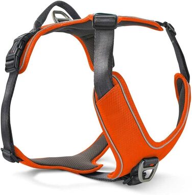 Шлея для собак WOLTERS Active Pro Comfort, 70-85 см, червоно-помаранчева/антрацит