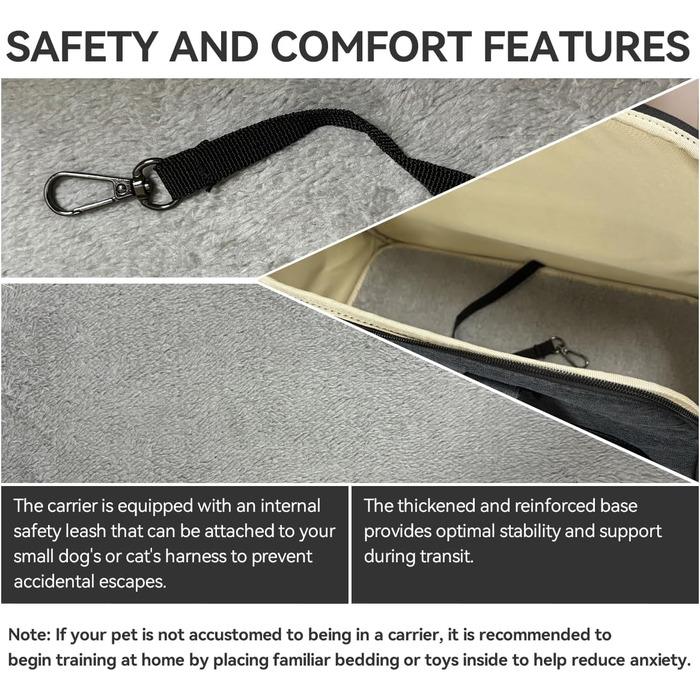 Сумка для собак та котів KZARYVEXIS, світло-блакитна, для подорожей та прогулянок