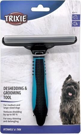 Тріксі Щітка для вичісування шерсті з вимінним насадком - 11x15 см, 24175