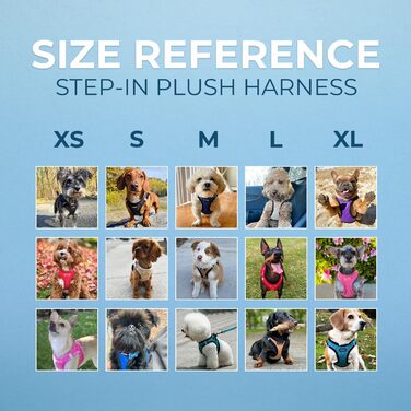 Нагрудник для собак Voyager Step-In Plüsch від Best Pet Supplies - м'який плюшевий нагрудник для собак маленьких та середніх порід, шоколадного кольору, розмір M (обхват грудей 40-45 см)