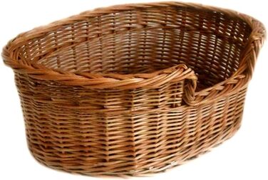 Лежак MyBer для котів і собак з лози, 68×50×20 см – кошик-софа для домашніх тварин