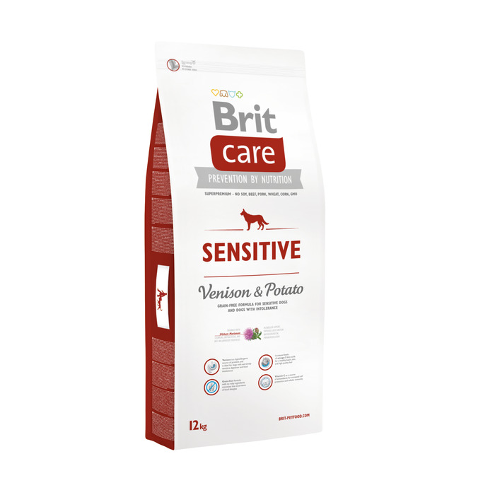 Корм для собак Brit Care Grain-Free Sensitive з олениною Karma, 3 кг