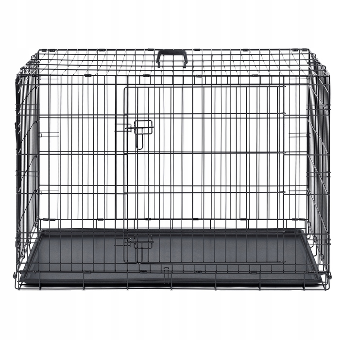 Металева клітка-переноска для собак GLOBANI, 90x60x67 см