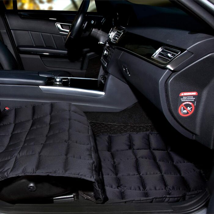 Авточохол на сидіння пасажира Doctor Bark - захисна кришка для всіх авто/SUV (Чорний)