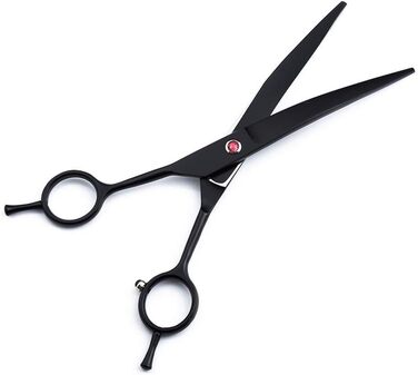 Професійна ножиці для лівшів 7 дюймів, ножиці для грумінгу собак, з нержавіючої сталі, для тіла, обличчя, носа, вух