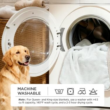 Водонепроникний коврик для собак H.Versailtex, 80 x 100 см, для собак та котів, бежевий