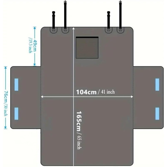 Захист вантажного відсіку для Toyota Yaris Cross (XP210/AC200) 2010-2024. Водонепроникний килимок для багажника, захист від подряпин, для собак