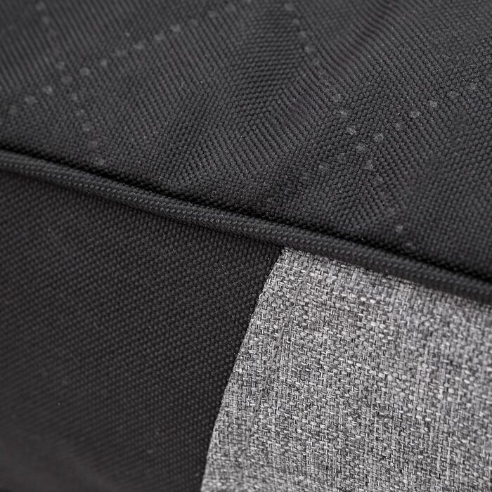 Лежанка для собак, велика (XXL), 118 x 78 см, сіра, з екологічного льону