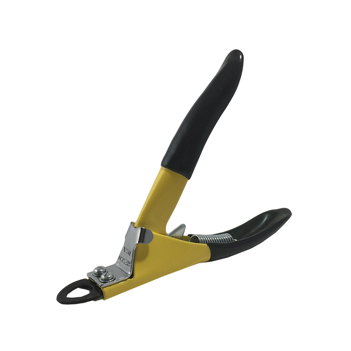 Ножиці для обрізання кігтів собак Resco Deluxe, Оригінальний інструмент для догляду за тваринами, Виготовлено в США, Великий, Жовтий