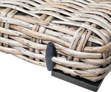 greemotion Лежанка для собак з поліротангу з подушкою, 95 x 15 x 65 см, розміри подушки 95 x 15 x 8 см