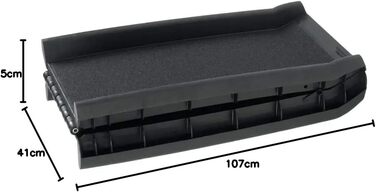 Рампа для тварин Lanco – складана, міцна та неслизька. Безпечний та зручний доступ для собак та котів. Розміри: 107 x 41 x 5 см