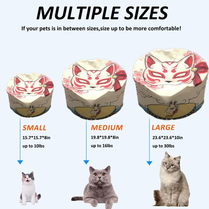 Кішечка-гніздишко для котів, м'яке ліжко-будиночок для кошенят та дорослих котів, зручне місце для відпочинку та сну