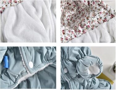 Теплий зимовий костюм для собак з капюшоном. Рожевий, XS. Підходить для чихуахуа, йоркширських терьєрів.