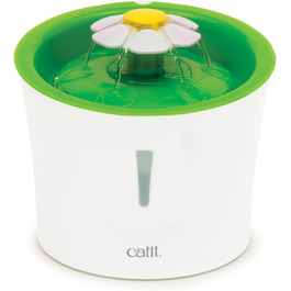 Фонтан для котів Catit Flower, 3 л, білий/зелений, поїлка для домашніх тварин
