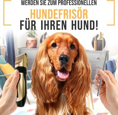 Професійна машинка для стрижки тварин PetKing Premium, для довгошерстих собак і котів
