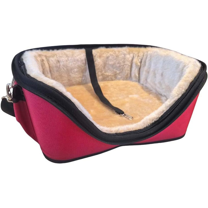 Транспортна сумка для собак і котів One for Pets Deluxe Cozy, розмір S, червона