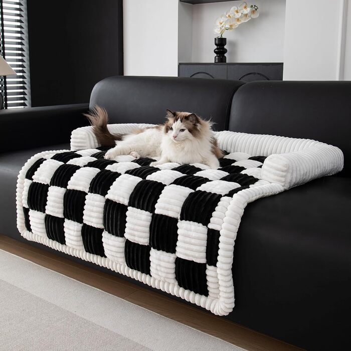 Ортопедичне ліжко для собак TOPCHANCES, 90x90x13 см, великі породи, знімний чохол, антиковзаюча поверхня, м'яке, для собак середніх та великих порід