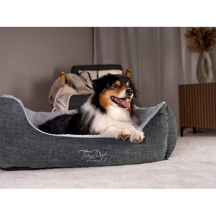 TrendPet VitaBed - ортопедичне собаче ліжко преміум-класу з матрацом з Memory Foam 5 см (100x90 см)